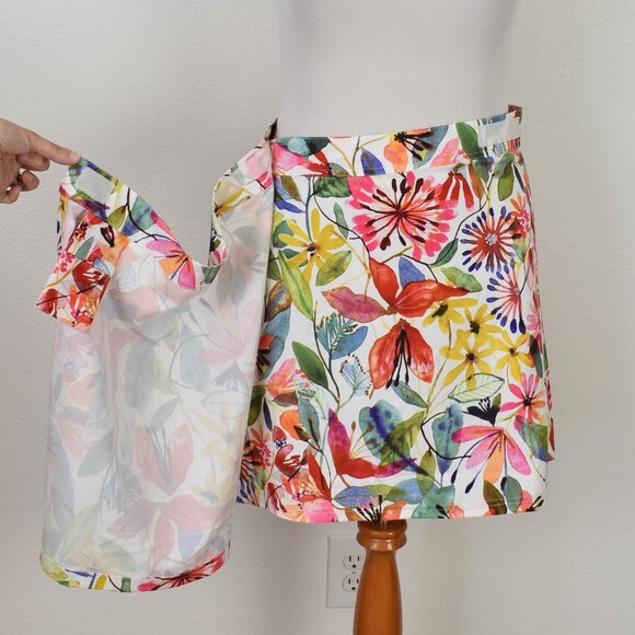 RipSkirt Hawaii Wrap Skirt Wildflower Watercolor - L - Picture 7 of 8